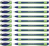 Xpress Premium Fineliner, 0.8 mm Porous Point, Light Green Barrel, Blue Ink, Box of 10 Pens (190003)