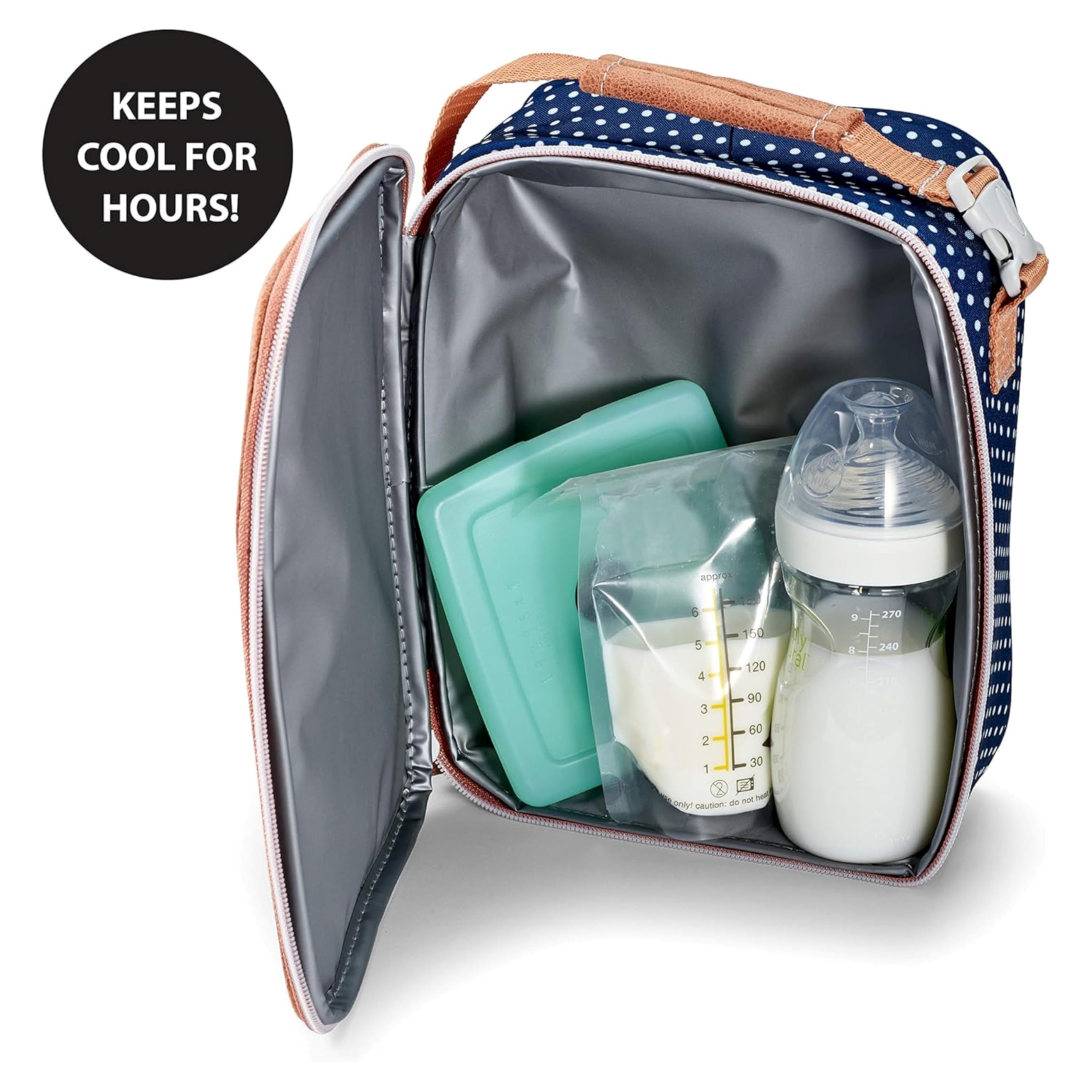 Fit & Fresh 336HLJP Cool reutilizable Ice Packs para loncheras/bolsas y refrigeradores, juego de 4, delgado, multicolor, 4.75" x 0.25" x 4.75" Multi
