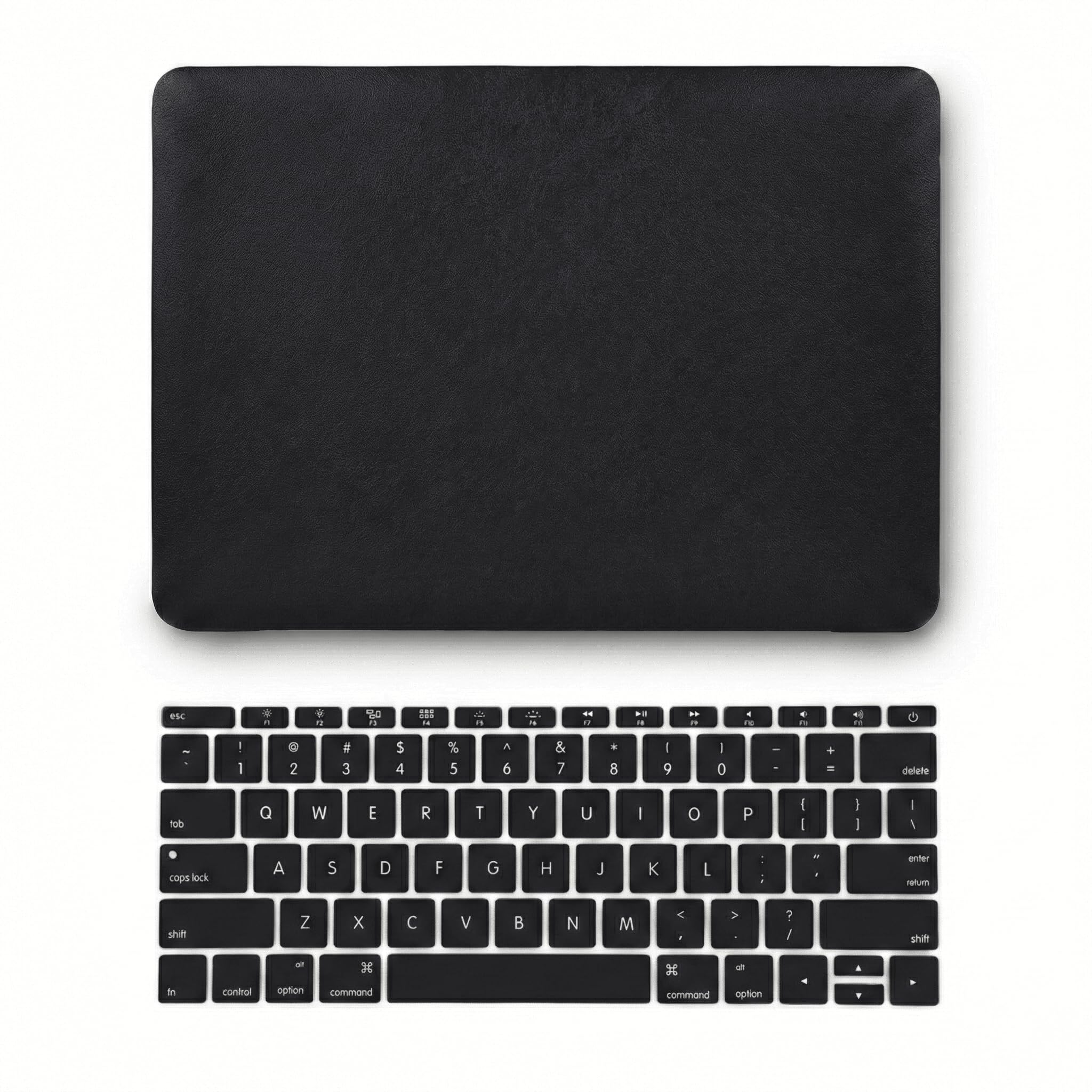 KECC Compatible with MacBook Air 13 inch Case 2025 2024 2023 2022 Release M4 A3240 M3 A3113 M2 A2681 Italian Leather Hard Shell for MacBook Air 13.6