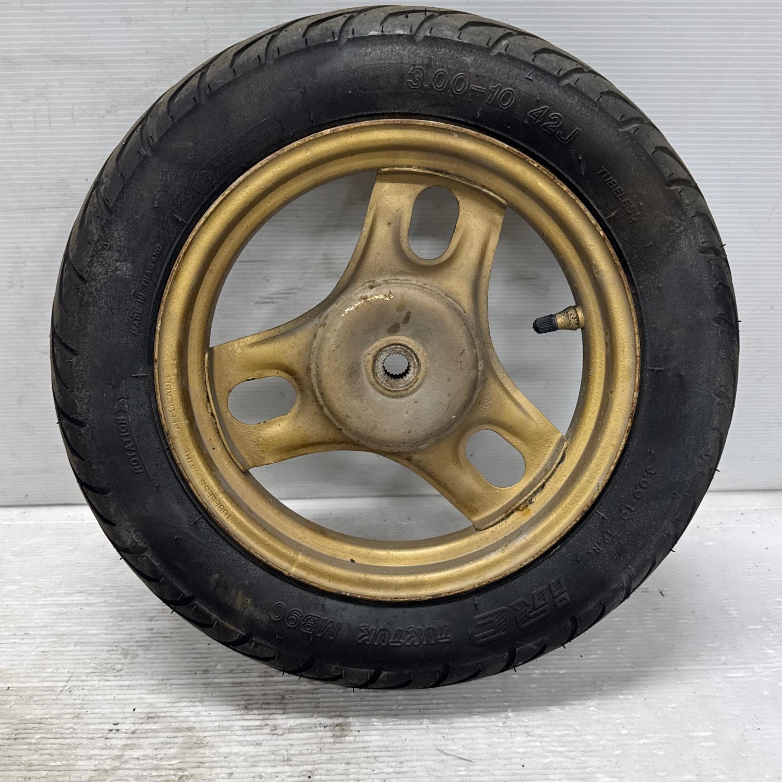 お値引！ディオ系 タイヤ付ホイール フロント・リアセット AF34等　交換作業可 お値引！ディオ系 タイヤ付ホイール フロント・リアセット AF34