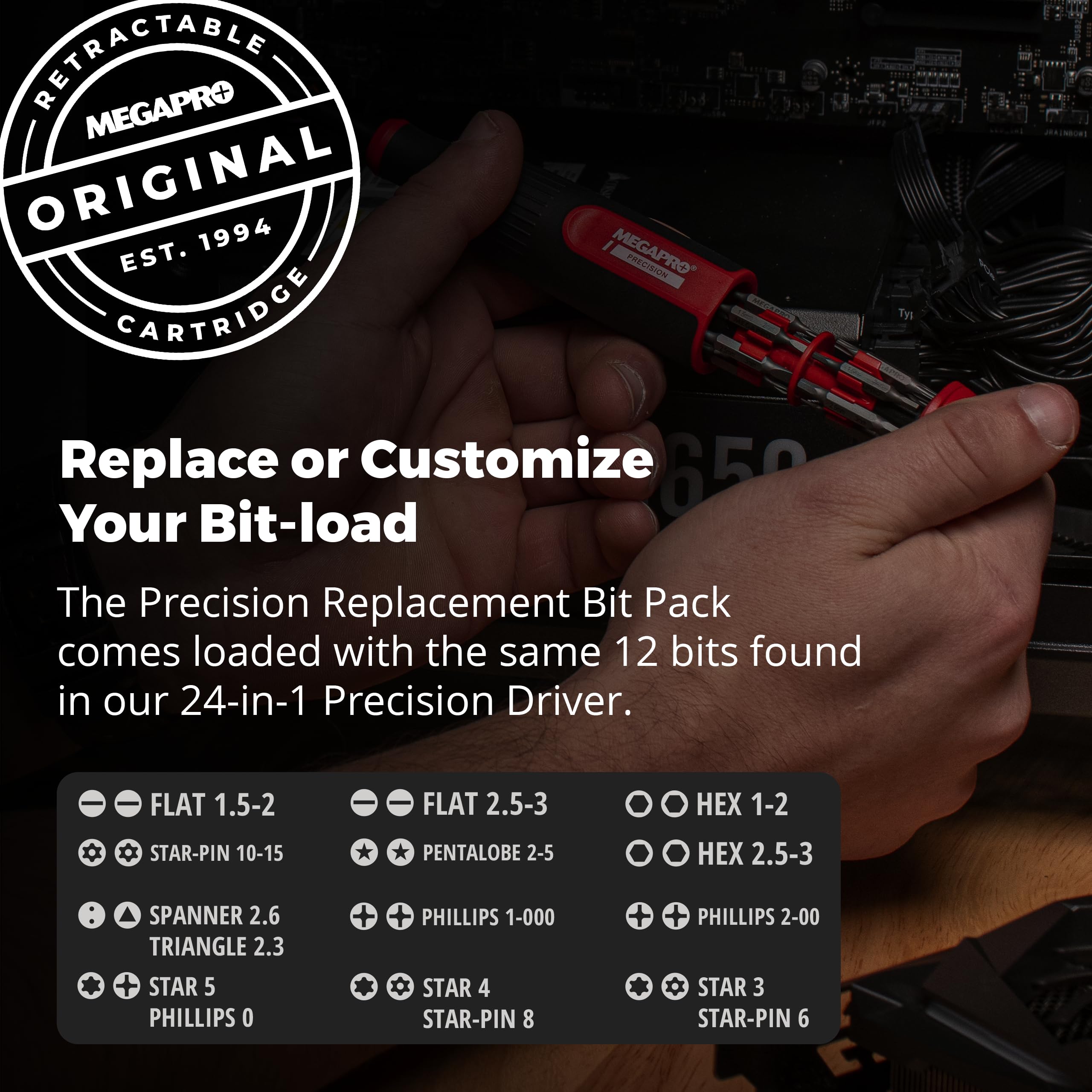 Megapro Bit Pack - 24 Precision Double-Ended Bits -2