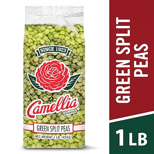 Miniatura 3 de Camellia Brand Guisantes verdes secos divididos  Guisantes partidos de alta calidad sin OMG para sopa abundante de guisantes partidos, guisos, purés