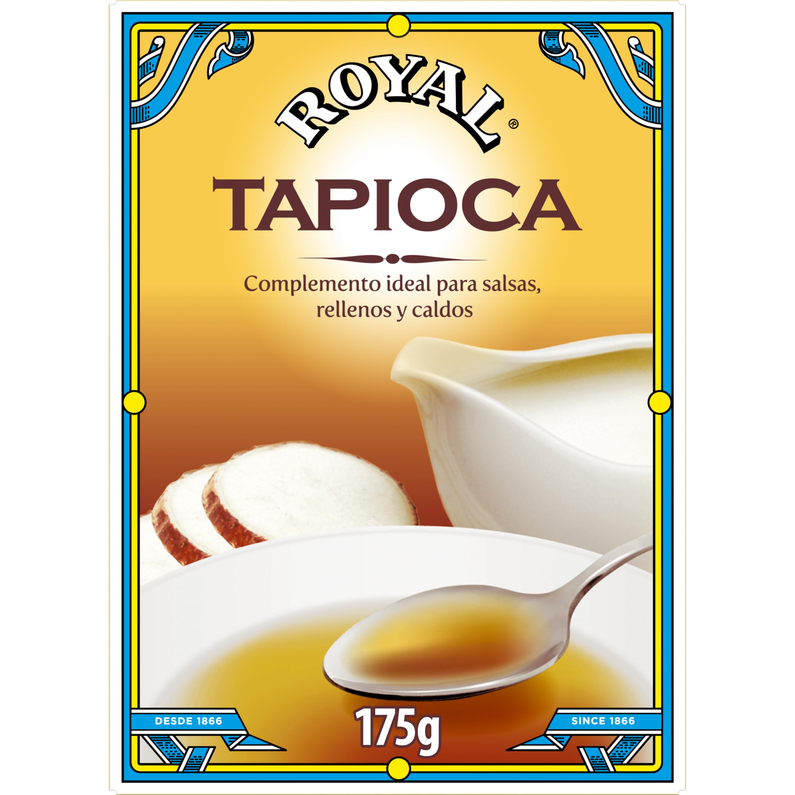 Royal Tapioca, Almidón de Mandioca, Pack 2 x 87,5 g -175 g