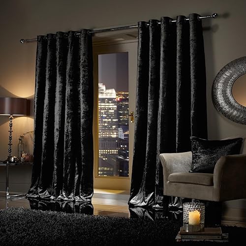 Ready Made Velvet Curtains Amazon Co Uk