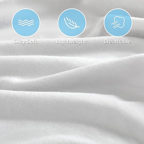 Miniatura 5 de TILLYOU Paquete de 2 mini sábanas para cuna  Sábana bajera ajustable para cuna de punto elástico mini cuna portátil patio de juegos parque infantil