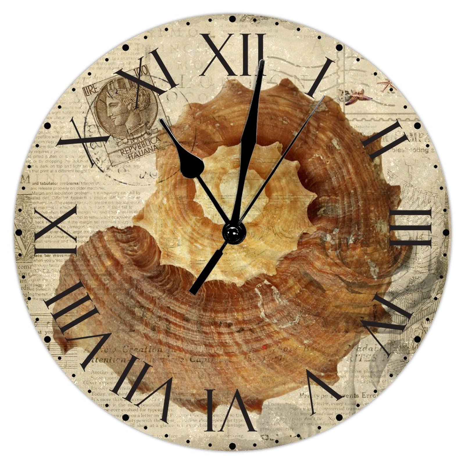 Grande horloge murale de cuisine et salon pour décorer votre maison avec style traditionnel