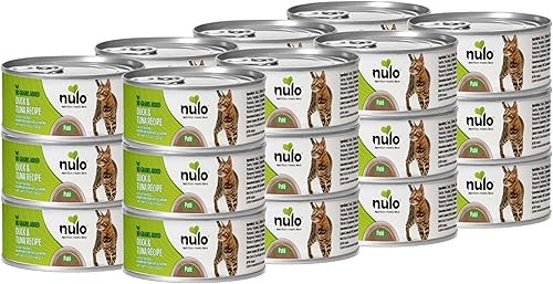 Miniatura 14 de Nulo Paté de Pavo y Pollo Receta Comida Húmeda enlatada para Gatos, 5.5 Onzas (Paquete de 24)