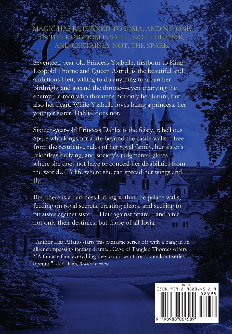 Cage of Tangled Thornes: A YA Fantasy of Forbidden Magic, Dark Love, and Royal Betrayal: 1
