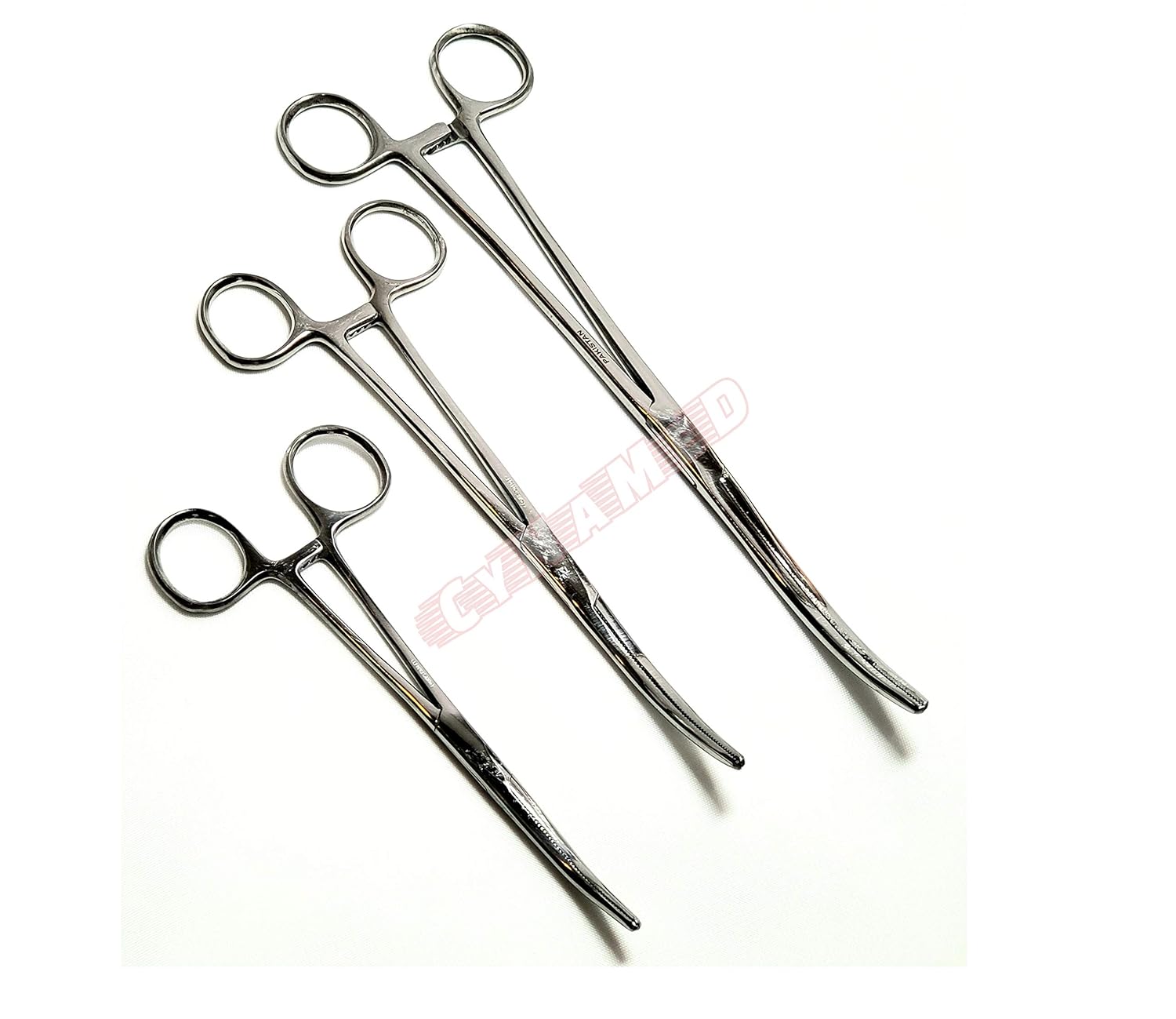 Cynamed Set of 3 Piece Ultimate Hemostat Set Pean Hemostat