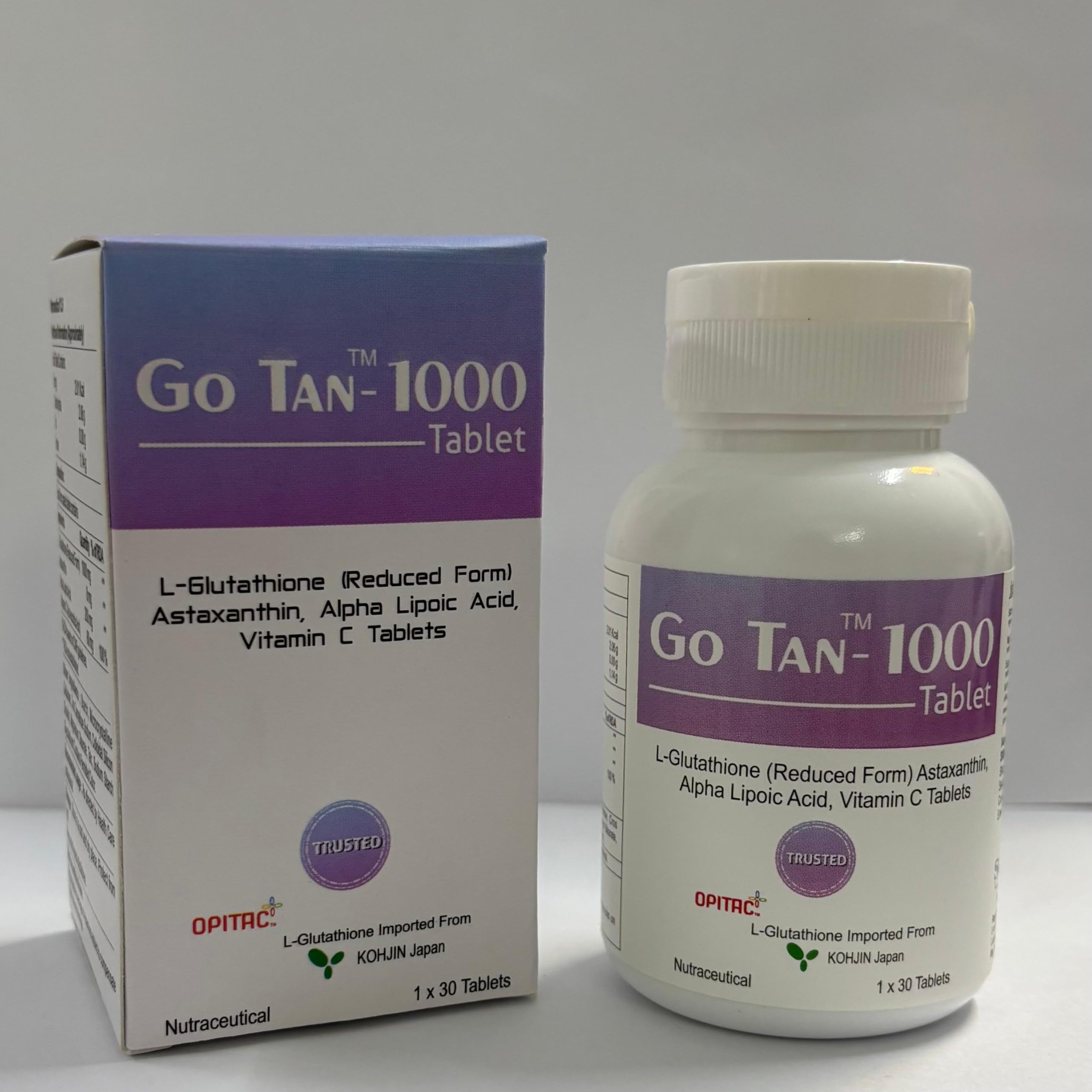 kohjin glutathione review Go Tan-1000 Glutathione Nutraceutical : Amazon.in: Health & Personal Care