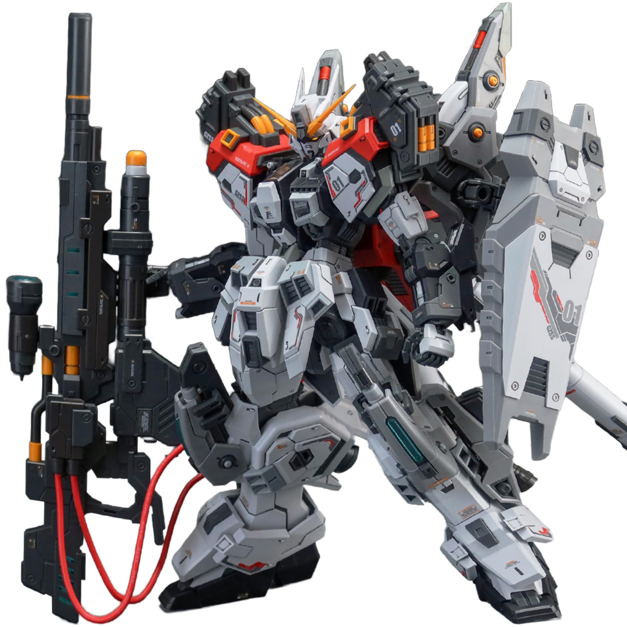 Photo 1 of ARDENTIS & ZZZA Model Kit Mecha 1/100 GZSS-OX REGUS 1PCS/7.9'' ABS & PVC Model Kit with Assembly Instructions Mecha Fans Collectible Toy Unique Figure Gifts for Festival Age 15+