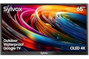 SYLVOX 65" Outdoor Waterproof Google TV: Ultimate Entertainment for Alfresco Adventures