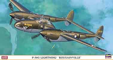 Amazon | ハセガワ 1/48 P-38G ライトニング