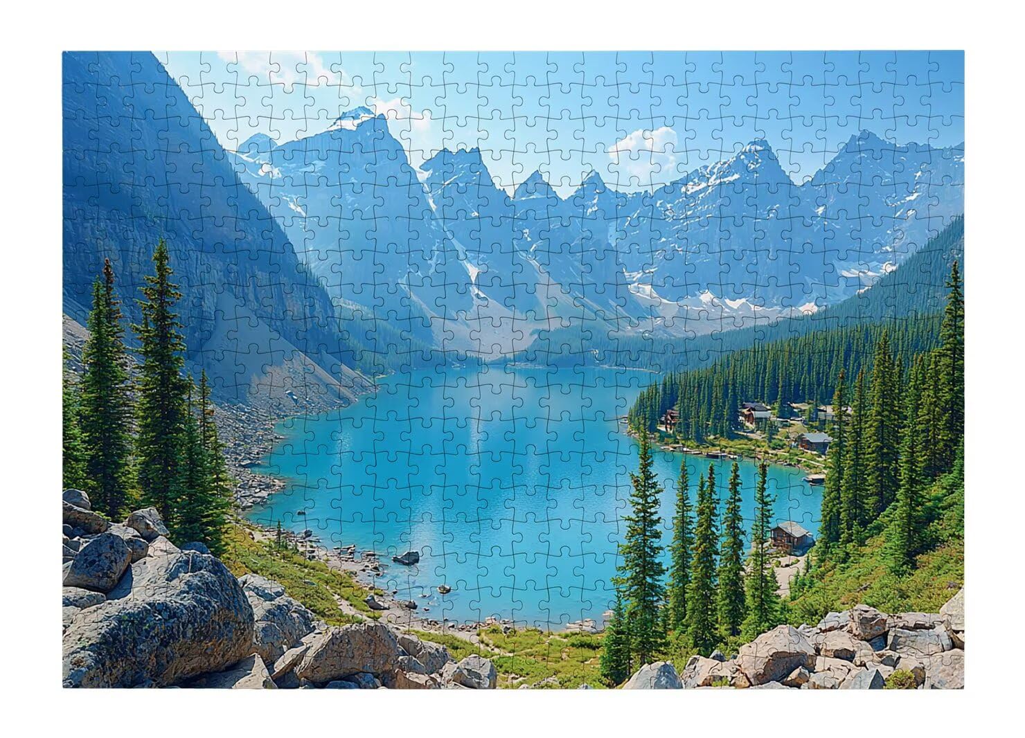 Puzzle 1000 Pezzi, Puzzle Paesaggi per Adulti, 70x50cm, Compact Box -4482