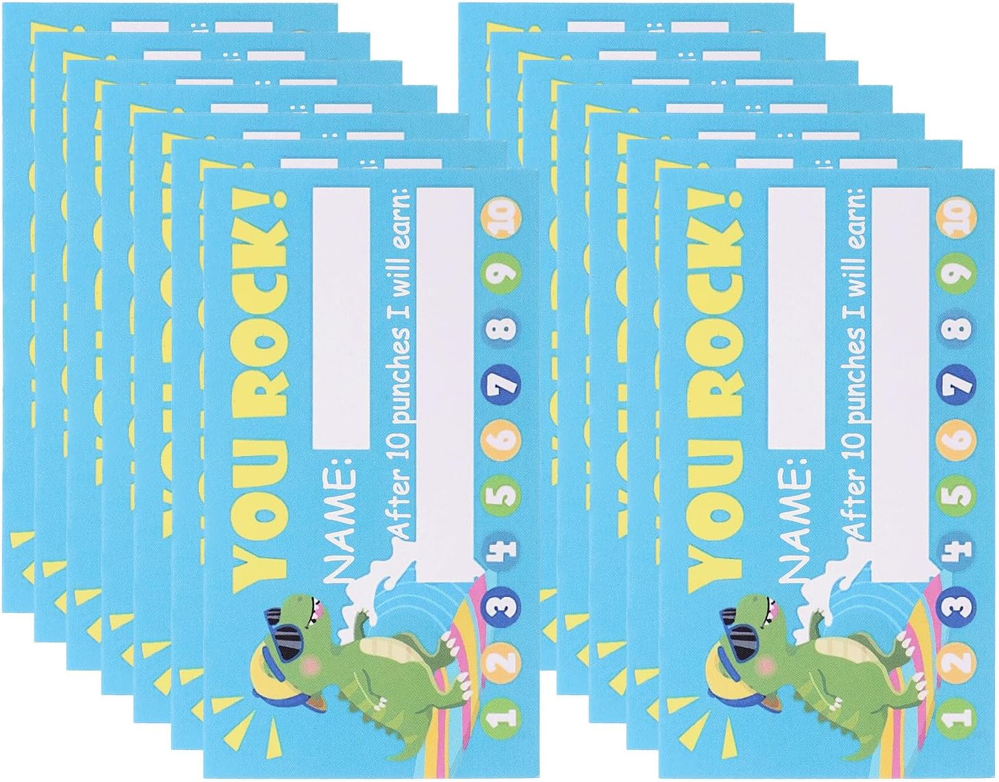 Punch Cards Reward Cards 250pcs Multifunctional for Classroom Behavior Incentive Teaching Tools for Students