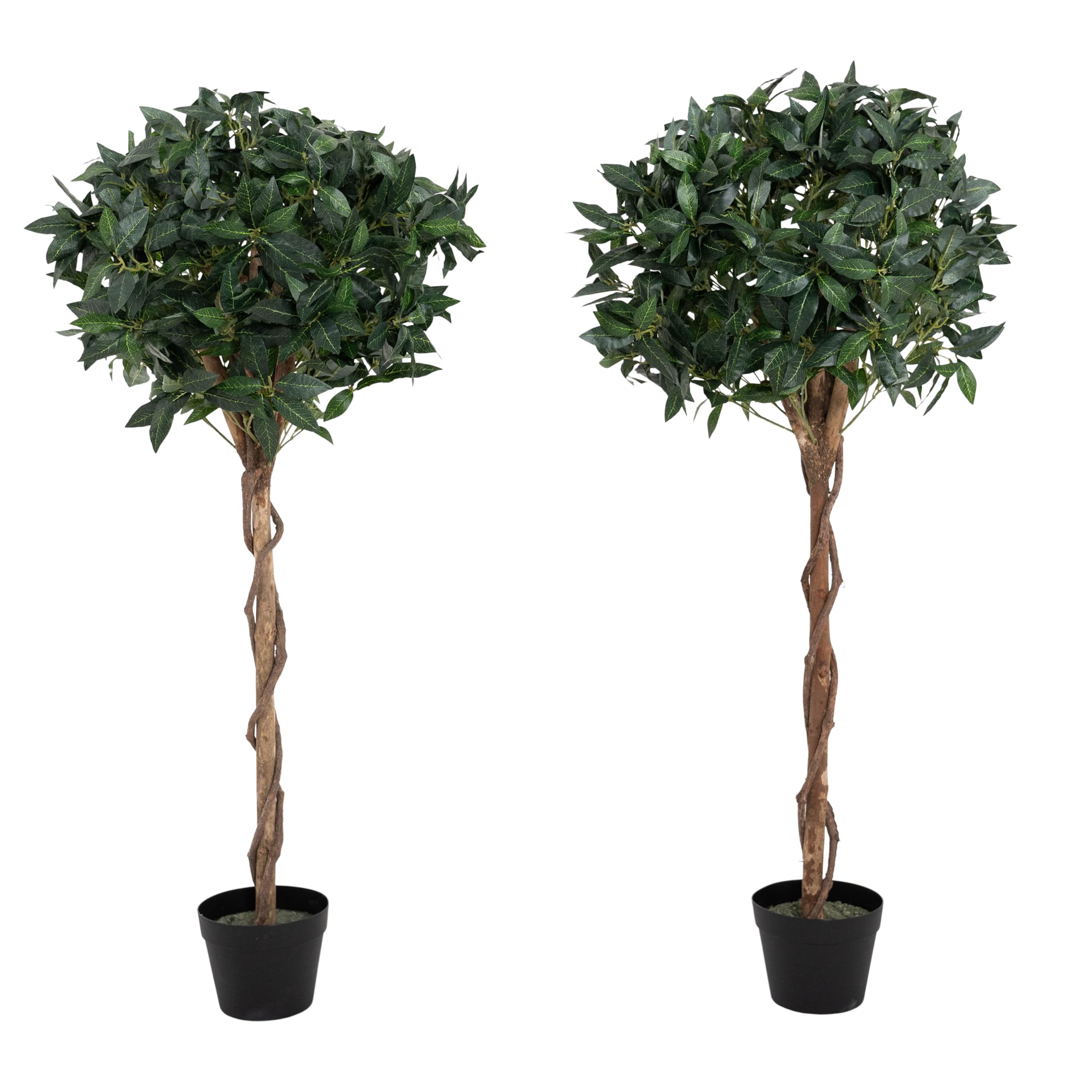 Blooming Artificial - Fake Bay Laurel Tree, Available in Four Sizes, UV Stable Outdoor and Indoor Artificial Topiary Tree (2, 120 cm) โ image 1
