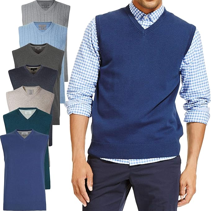 sweater over button down