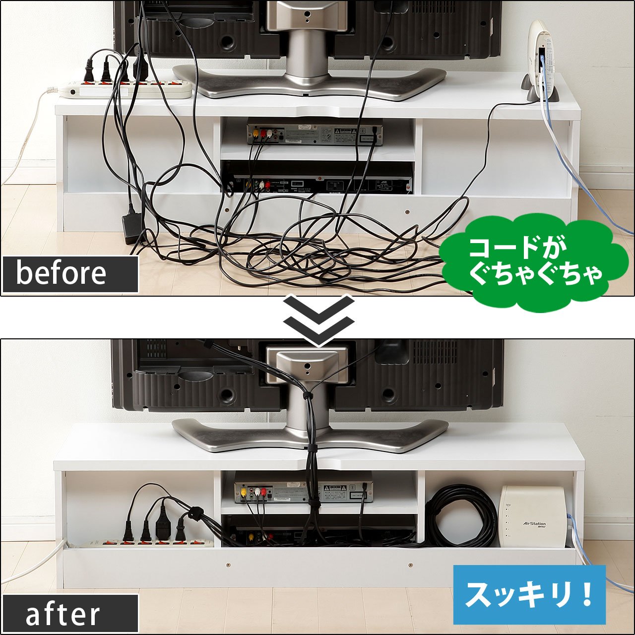 Amazon.co.jp: 背面収納 TVボード ROBIN〔ロビン〕 幅120cm テレビ台