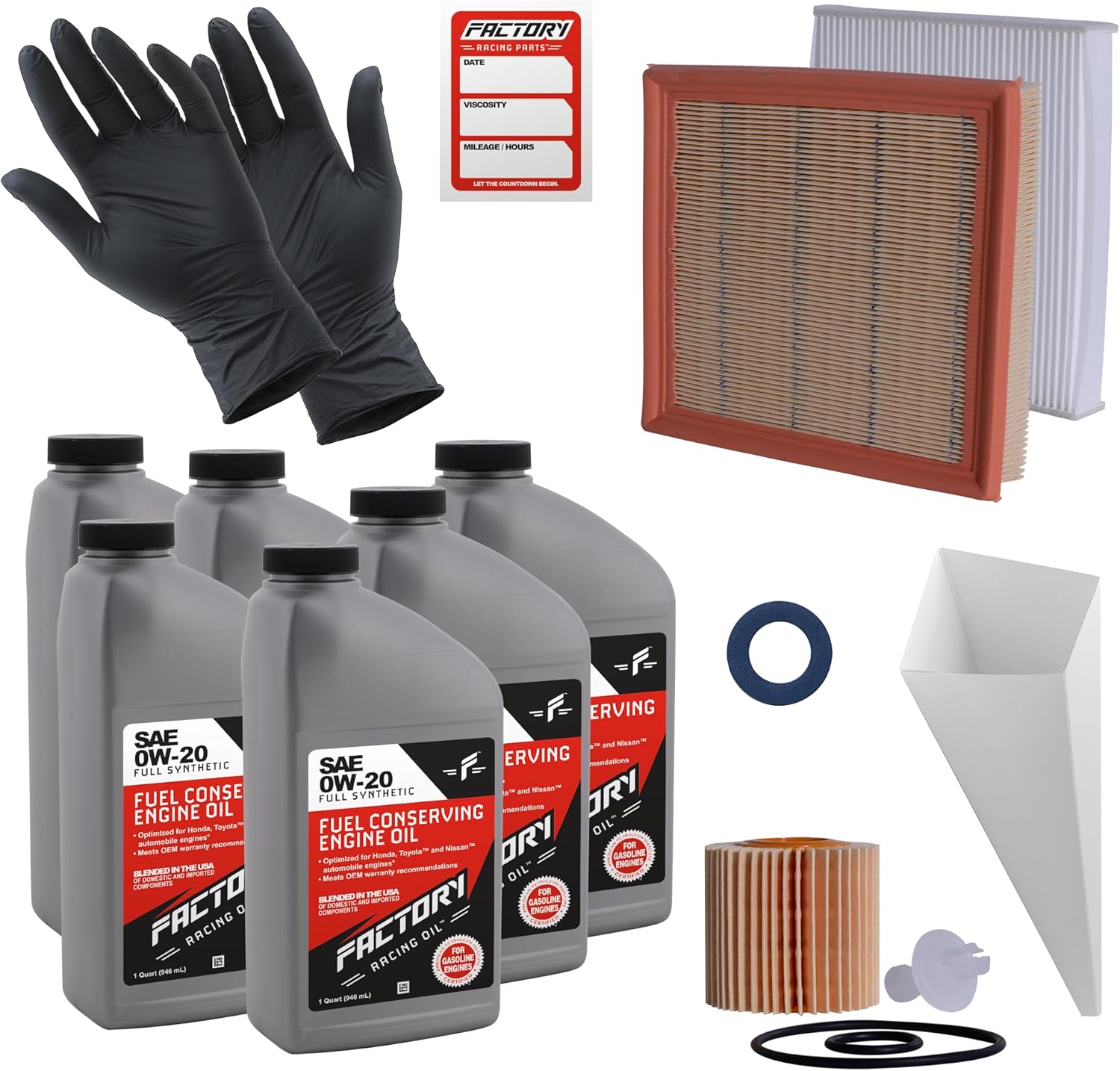 Amazon.com: Factory Racing Parts Deluxe Oil Change Kit Compatible with ...