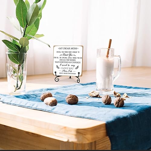 Miniatura 18 de Regalos de graduación para ella, decoración de escritorio inspiradora placa de madera con soporte, regalo de felicitaciones para graduados