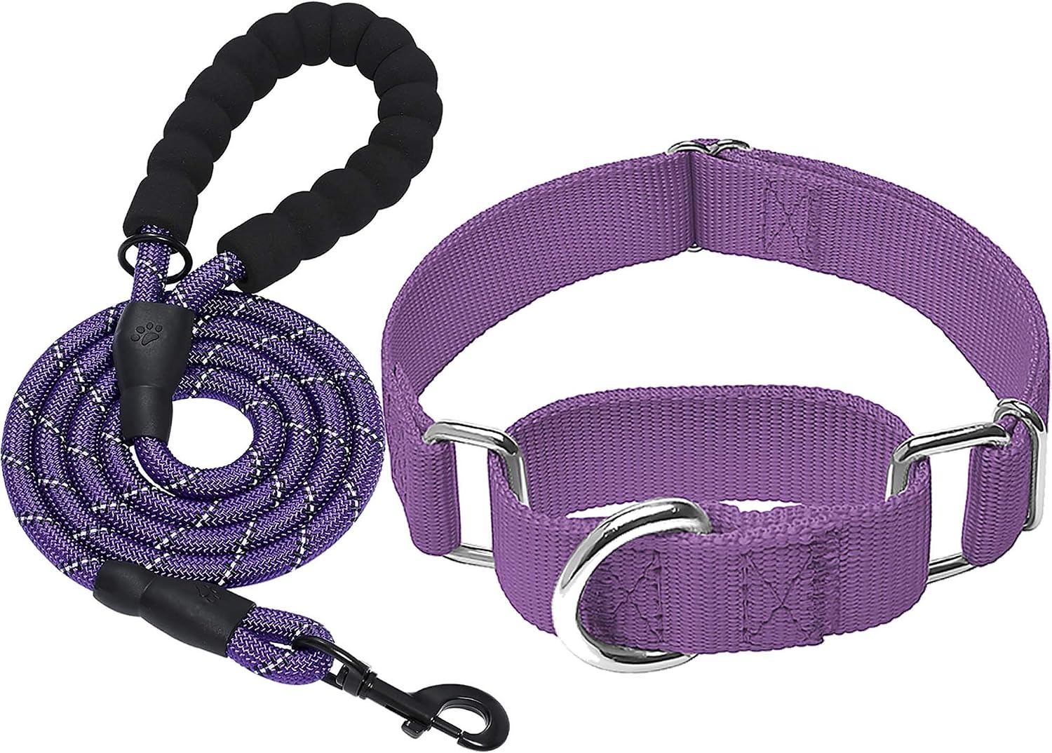 haapaw 2 Packs Martingale Dog Collar, Dog Collars for Small Medium Large Dogs
