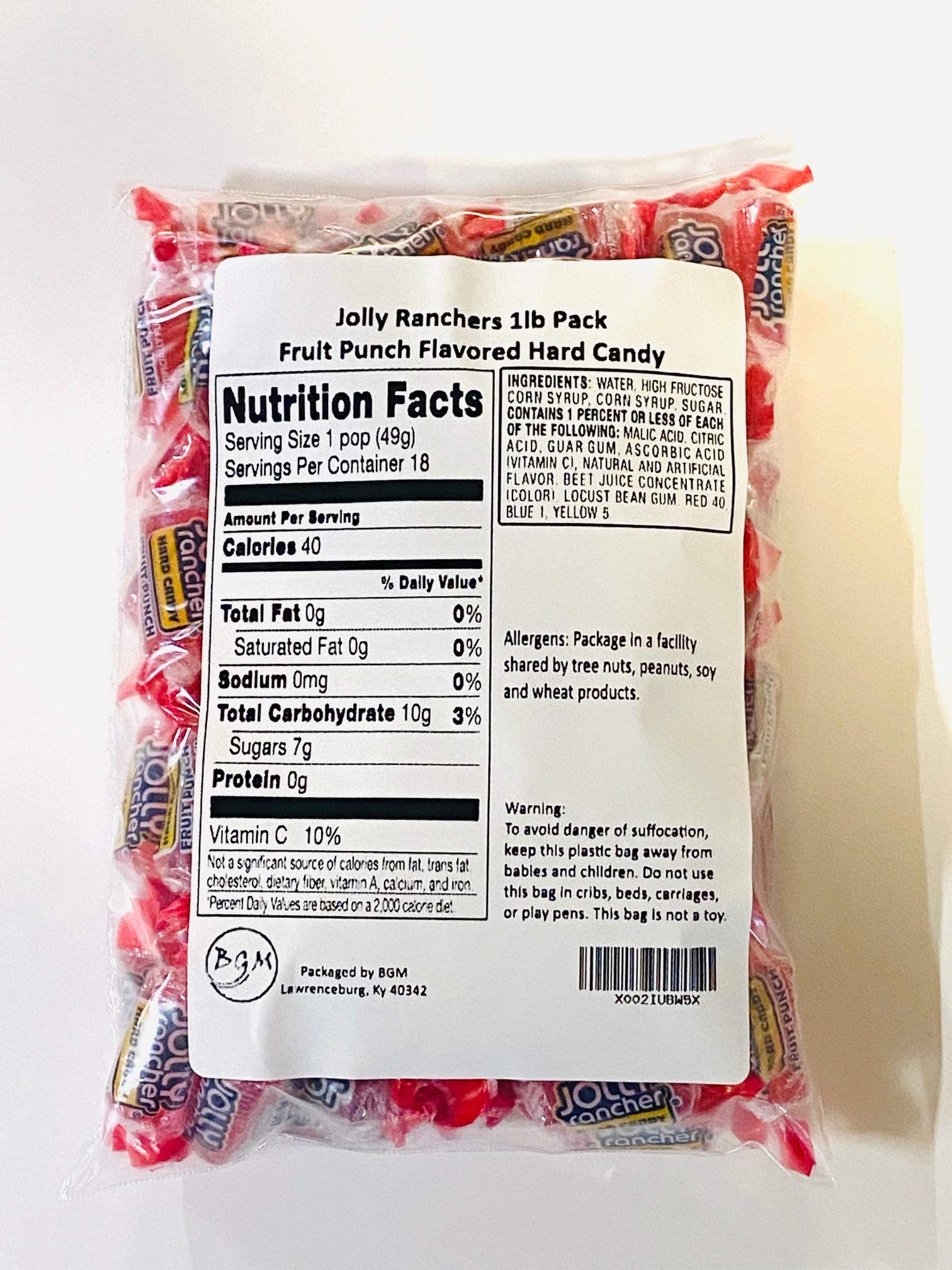 Jolly Ranchers Hard Candy 1 Pound (Fruit Punch)B088FZXD9R