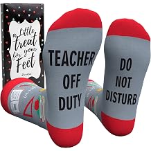 Cavertin Women's Mom Grandma Retirement Dentist Teacher Nurse Socks with Gift Box Gifts for Her