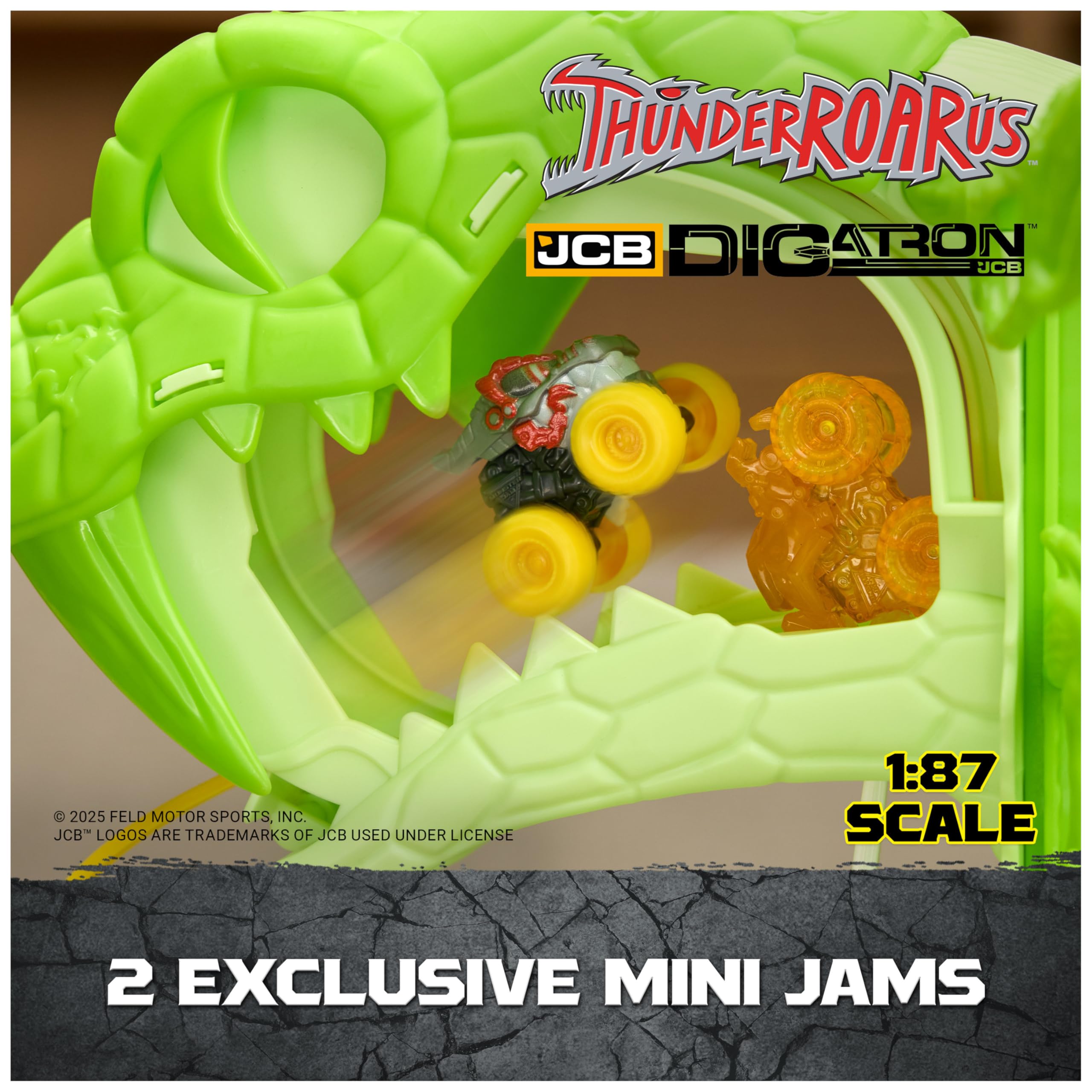 Amazon.com: Monster Jam Mini Jams, Cobra's Crazy Escape 28