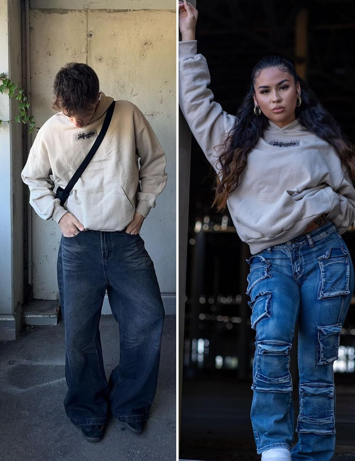 Aelfric Eden Cotton Hoodie Womens Men Long Sleeve Fall Oversized Hooded Sweatshirts Fleece Y2K Hoodies with Pockets - Image 4