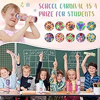 Vista 5 de 15 piezas de caleidoscopios clásicos para niños, recuerdos de fiesta de cumpleaños a la antigua, juguetes educativos vintage, rellenos de bolsas