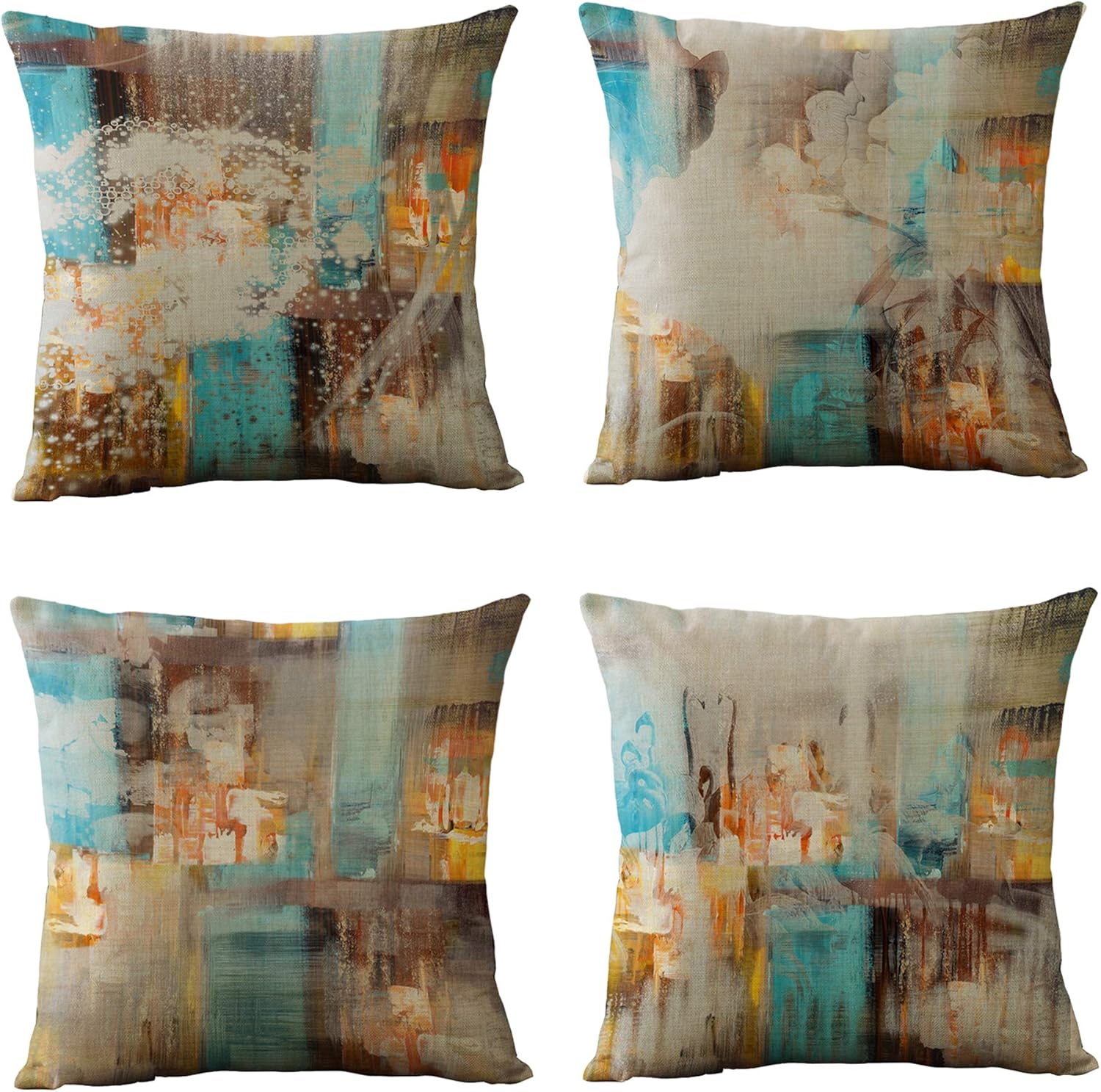 modern art throw pillows