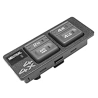 Vista 1 de Interruptor 4x4 4WD Interruptor selector de tracción en cuatro ruedas 8 PINS + 3 PINS Revisión requerida Reemplazo para Chevy, GMC 1500 2500