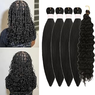 Braiding Hair Pre stretched Boho Hair for Braiding Prestretched Ez Braid Hypoallergenic Synthetic Knotless Itch Free