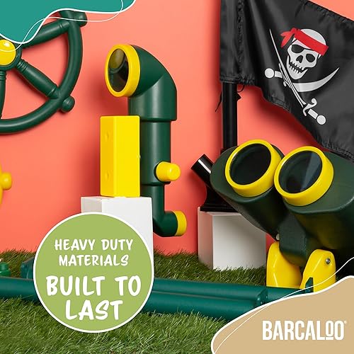 Miniatura 5 de Juego de prismáticos para patio de recreo, accesorios para niños, equipo de gimnasio de jungla al aire libre, accesorio para juegos, casa de árbol,