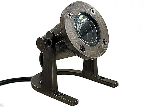 Miniatura 8 de Luz Subacuática 172 - Lámparas de Estanque Bajo el Agua de Latón Sólido LED Sumergible Cascada Piscina Fuente de Estanque Iluminación de Larga