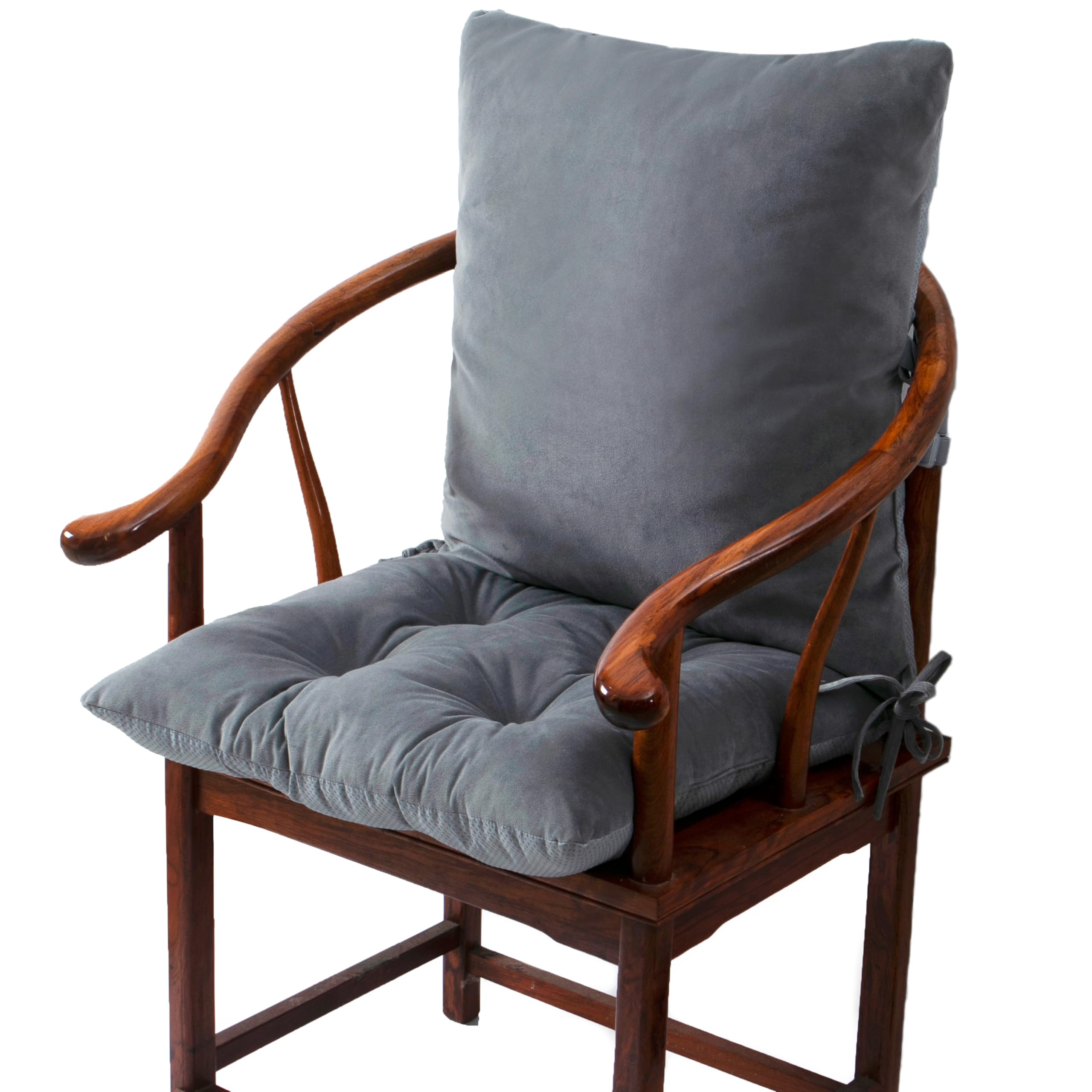 Respaldo reclinable ortopédico extra grande para aliviar el dolor de espalda baja, almohada de apoyo lumbar de respaldo alto, cojín de repuesto antideslizante con lazos de correa ajustables, para