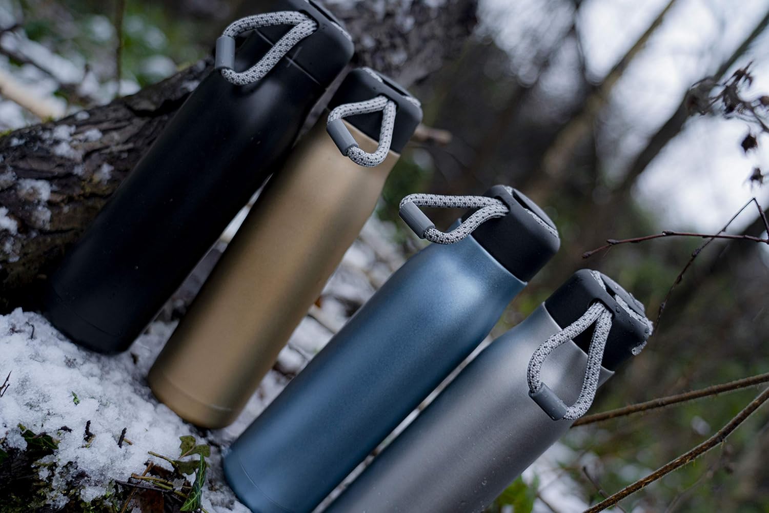 Pioneer 500ml Drinks Bottle, Metallic Matt Blue, Stainless Steel Vacuum Insulated Water Bottle, Leakproof, Keeps Drinks Hot or Cold - Image 5