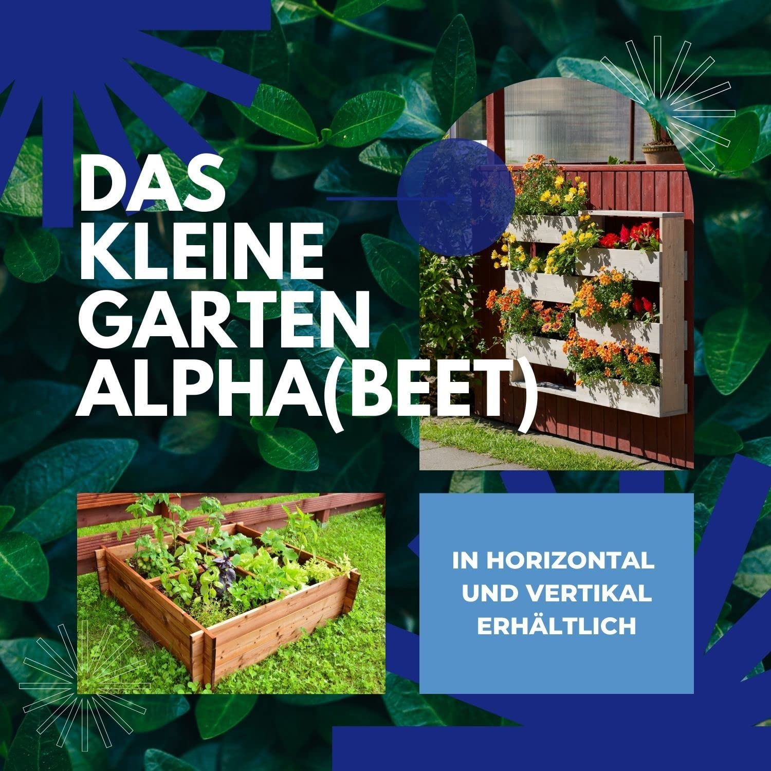 Coemo RIGA Vertikales Kräuterbeet aus Nadelholz 110x18x93 cm, Farbe Grau | Ergonomische Arbeitshöhe rückenschonend, Kräuterbeet Gemüsebeet oder Blumenbeet, Platzsparende Vertikale Bauweise, Pflanzen