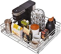 Vista 16 de HOLDN' STORAGE Organizador de gabinete extraíble, cajón deslizante para armarios de cocina y despensa, estante enrollable para ollas, sartenes