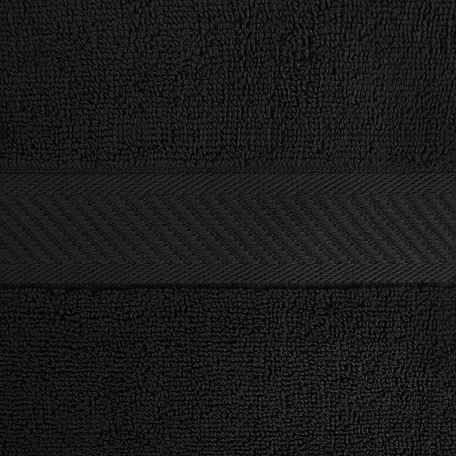 Utopia Towels 6 Pack Medium Bath Towel Set, 24 by 48 Inches, 500 GSM 100% Ring Spun Cotton, Lightweight and Highly Absorbent Quick Drying Premium Towels for Hotel, Spa and Bathroom, Black image 6 of 7 B0DJDBWTSY