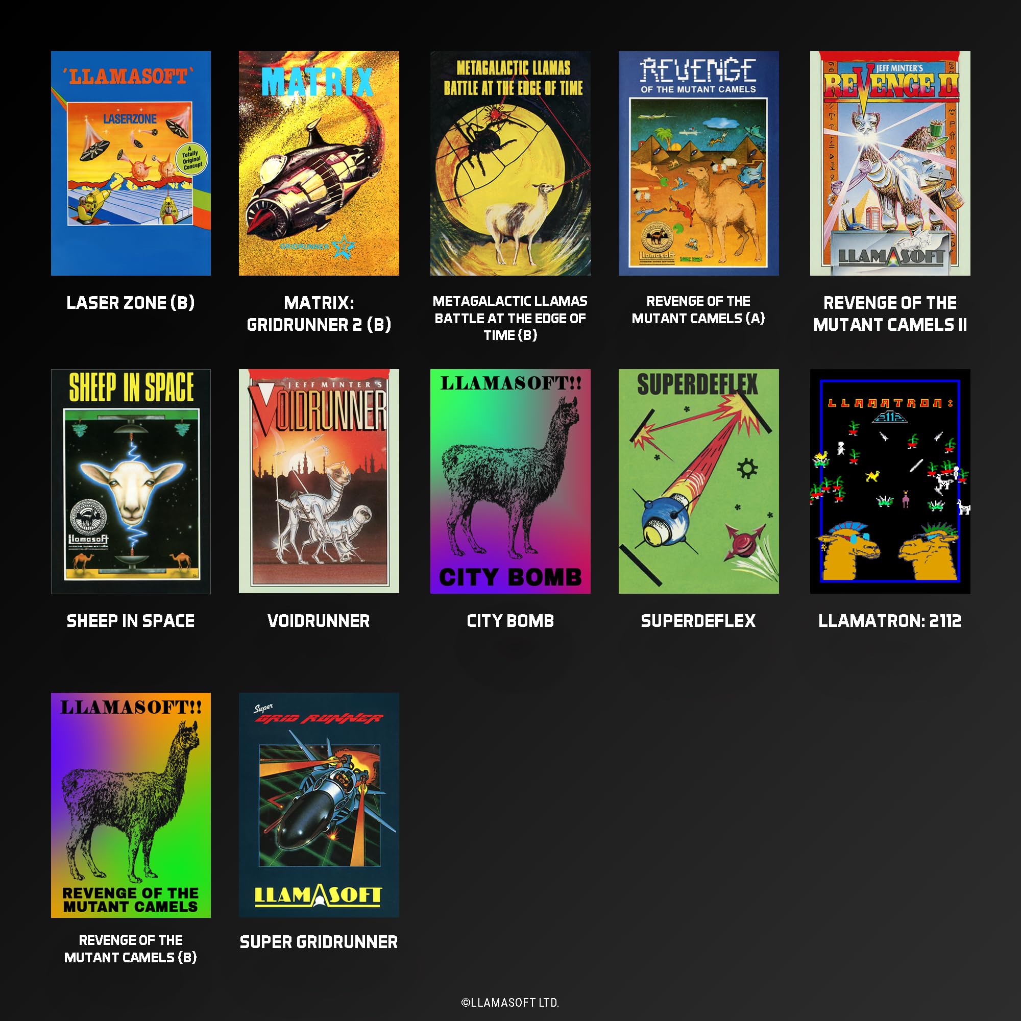 Blaze Evercade Kolekcja Llamasoft