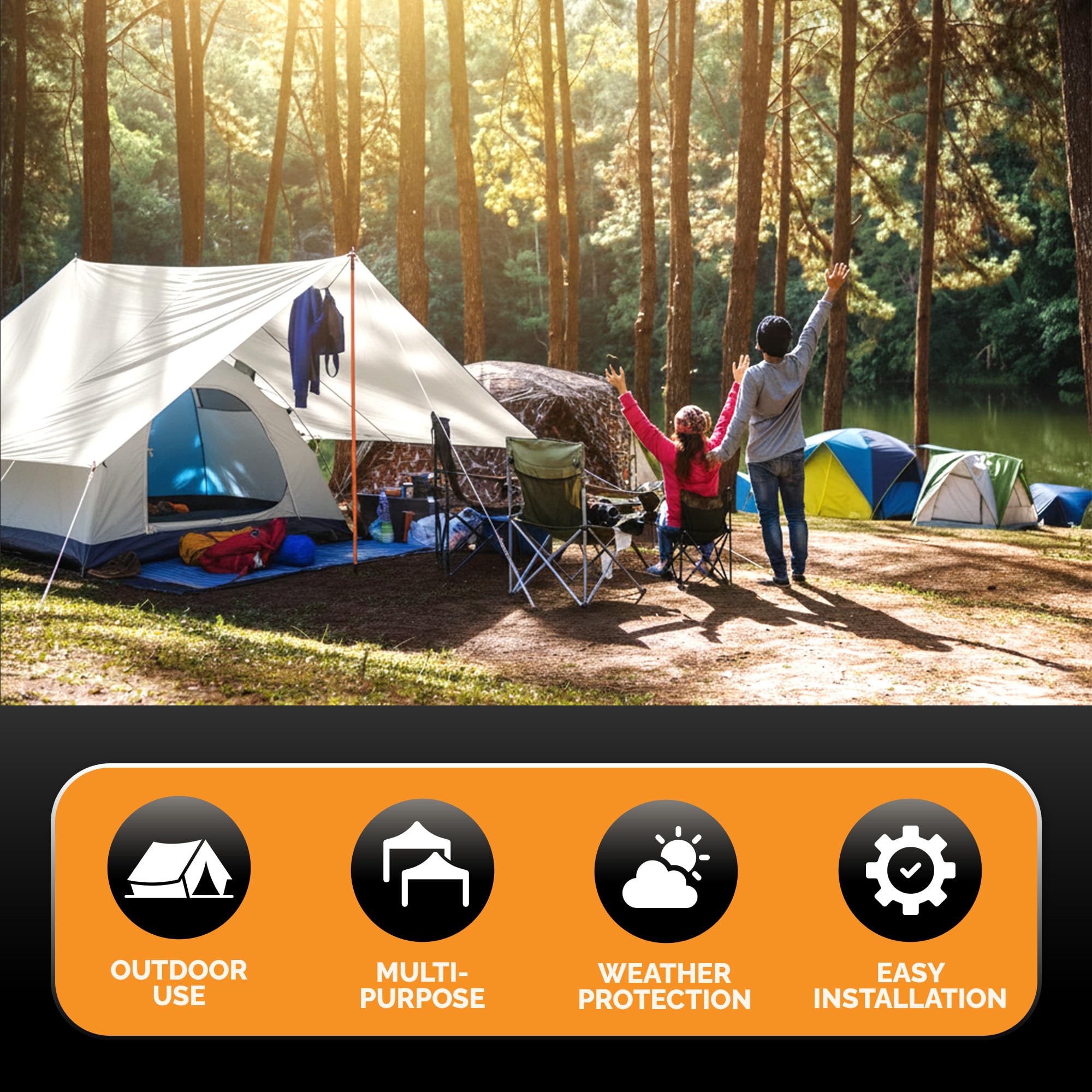 Amazon.com: Tiger Tough Tarps Heavy Duty Waterproof 20x30, 8 Mil