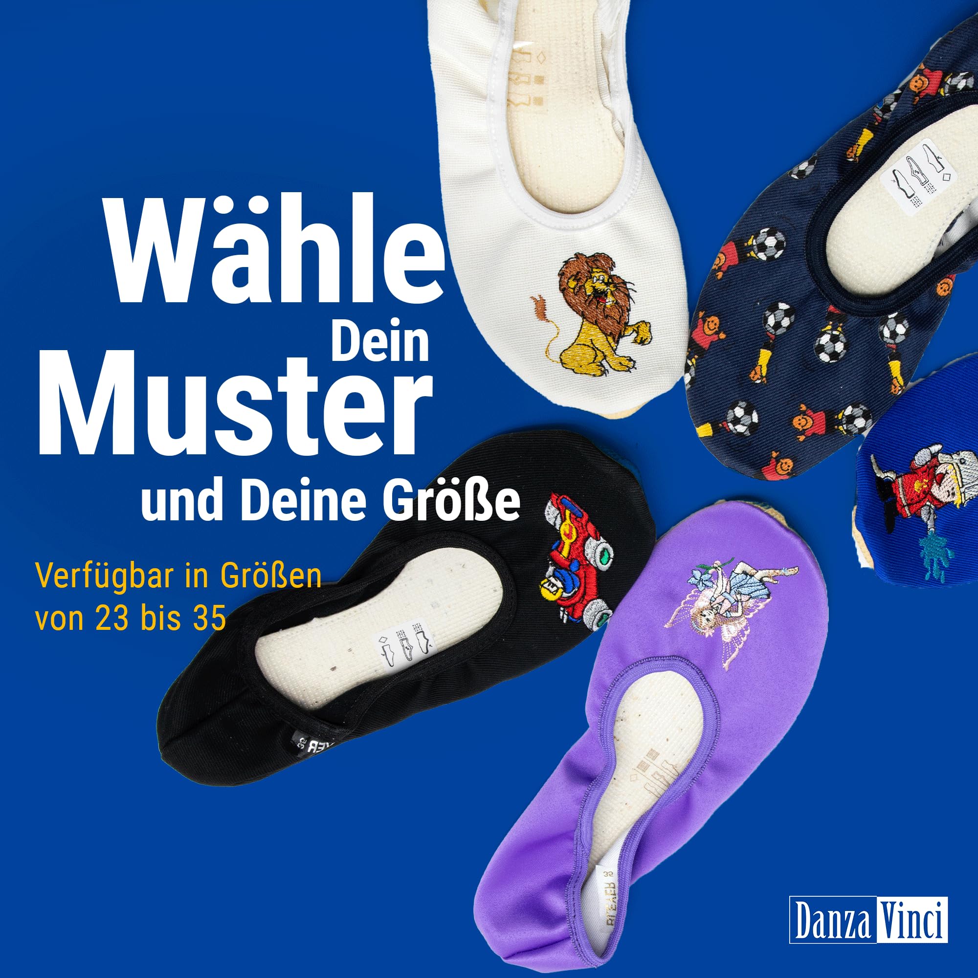 Bundle Bleyer Turnschläppchen für Kinder 1547-E mit Chiffonbeutel, Schläppchen mit Pirat aus Satin, Gymnastikschuhe rutschfest