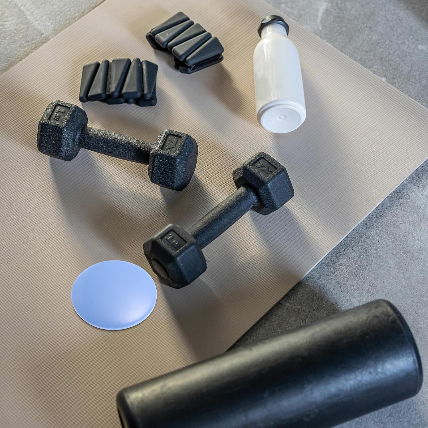2pairs Core Sliding Discs Dual Sided Exercise Sliders for Working on Carpet and Hardwood Floors, Pp Material Fitness Equipment for Core Workouts and Accelerating Muscle Balance
