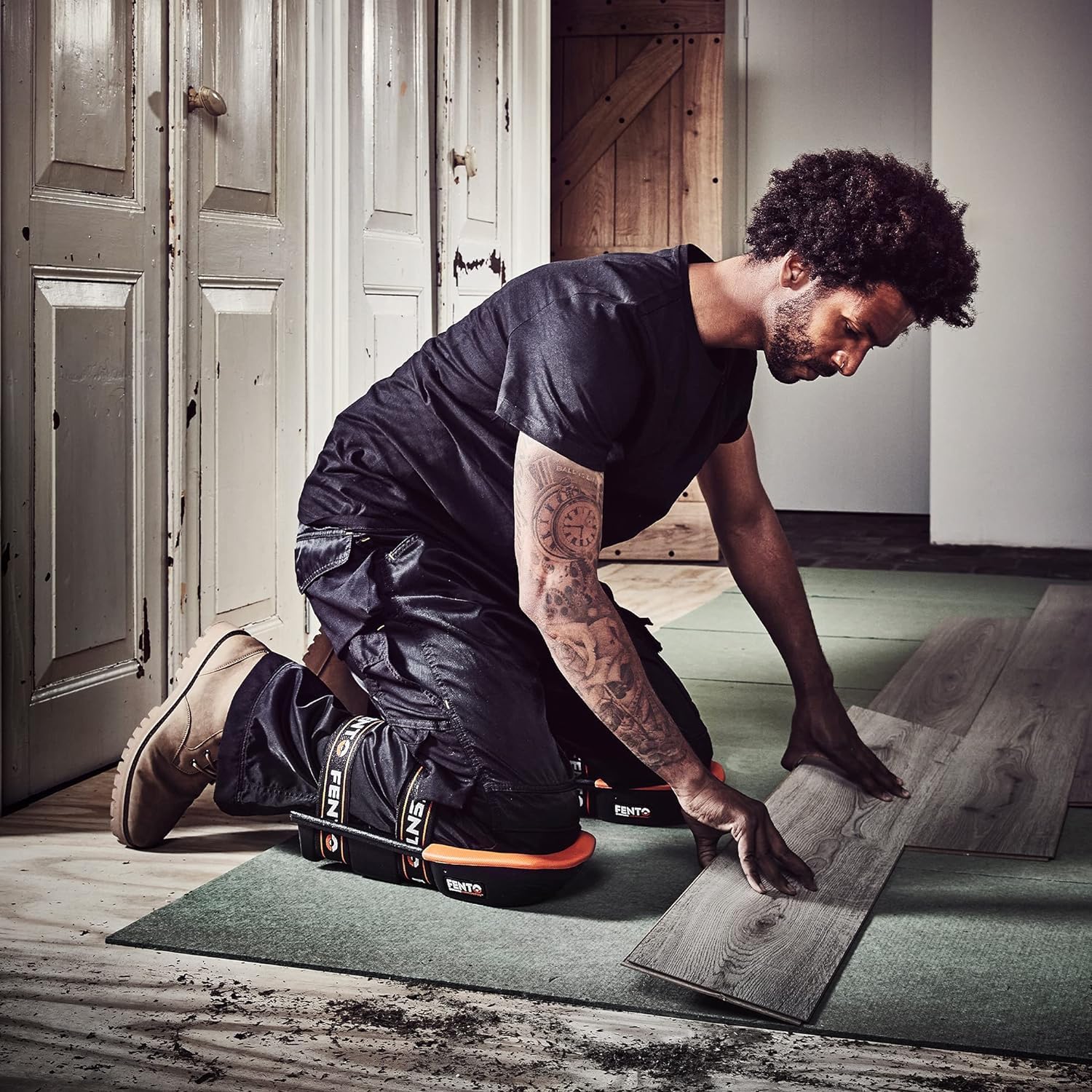 FENTO Max Black/Orange OSFA Water Repellent