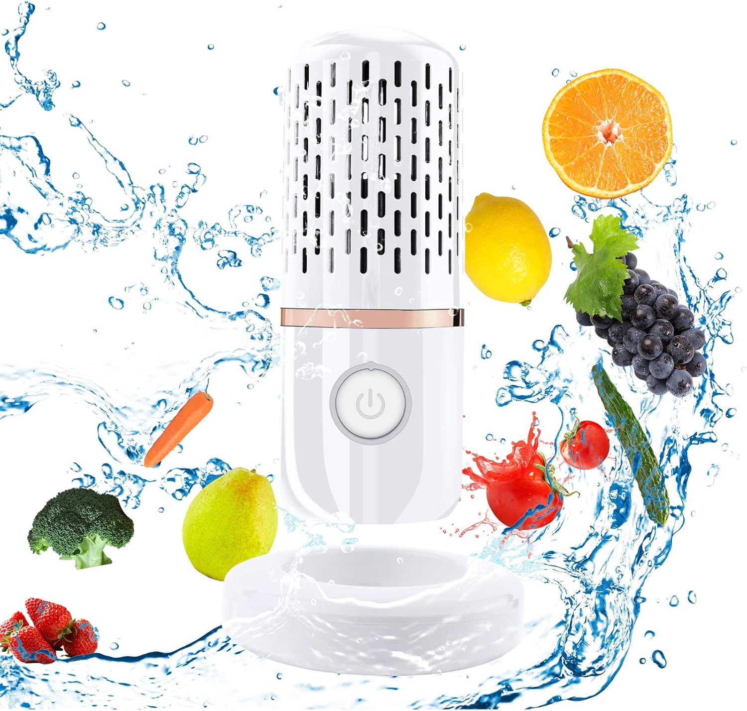 Fruit and Vegetable Washing Machine,Portable Ultrasonic Washing Cleaner
