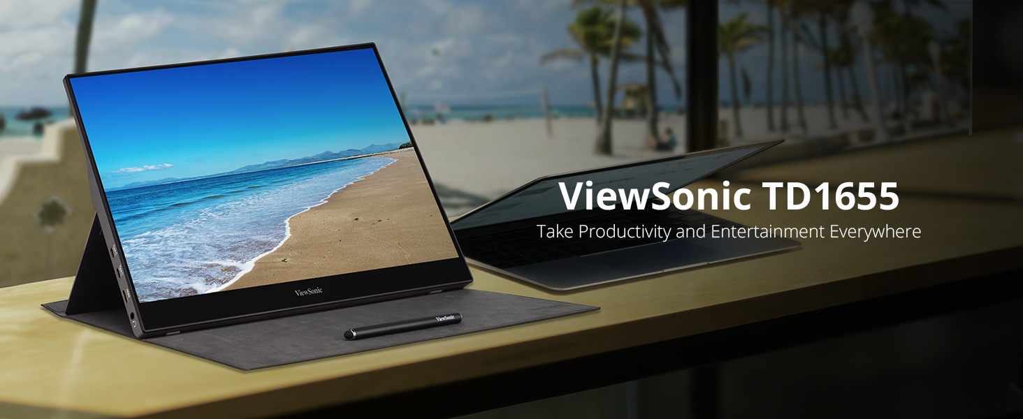 Amazon.com: ViewSonic TD1655 15.6 Inch 1080p Touchscreen Portable