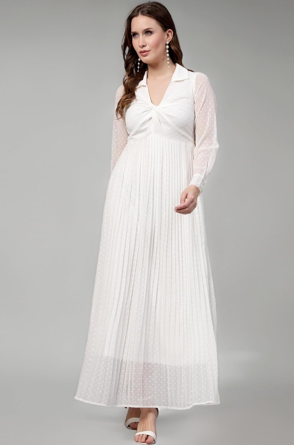 Women Fit and Flare Solid Dress