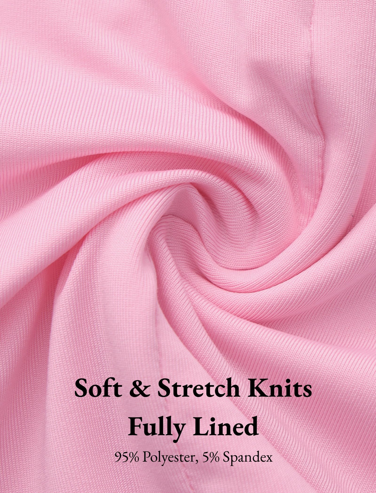 EXARUS Trägerloses Kleid für Mädchen, gepolstert, Teenager, tailliert, Heimkehr, Tanz, formell, Pink/weißer Rand, 164