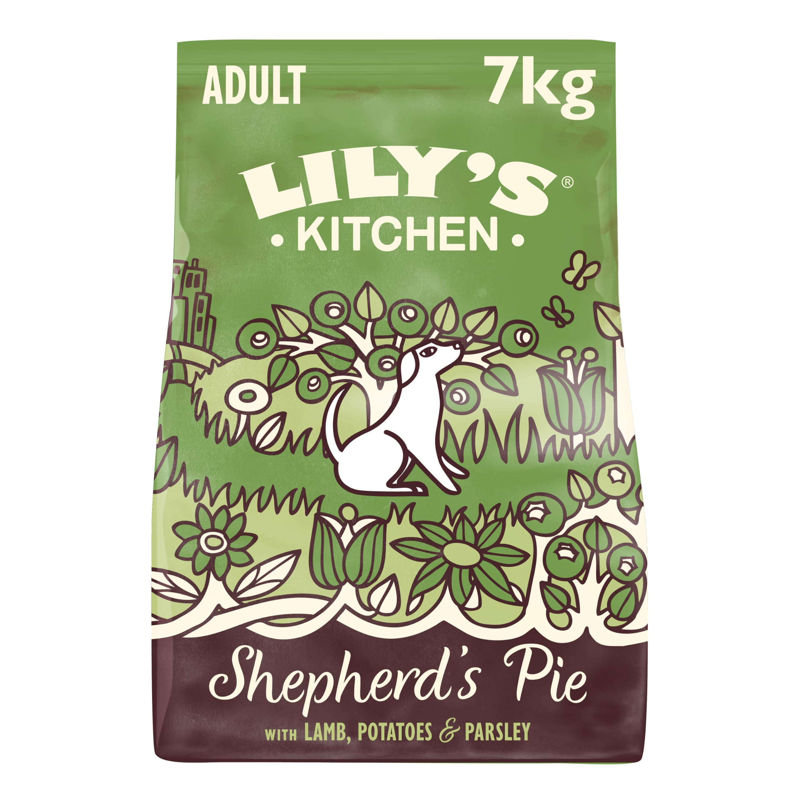 Lily’s Kitchen Made with Natural Ingredients Adult Dry Dog Food Shepherd’s Pie Balanced Recipe 7kg Bag